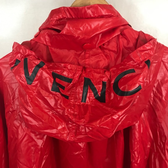 Givenchy Shiny Logo Nylon Windbreaker - Picture 3 of 16